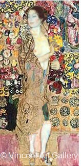 A296, KLIMT, The Dancer with other background